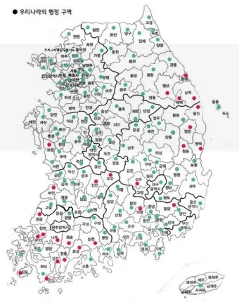 우리나라지도 크게보기 한국지도 이미지 대한민국지도_4