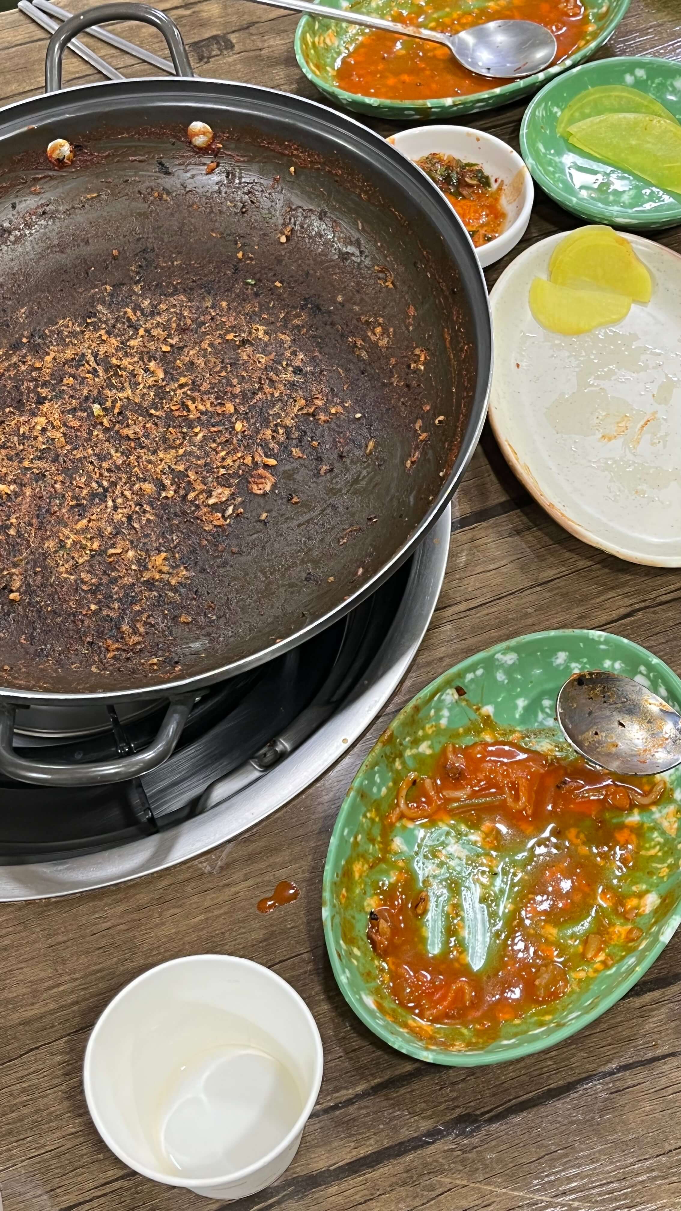 대구 동성로 즉석 떡볶이 - 동성로 떡볶이 - 떡볶이 맛집 - 내돈내산 - 다 먹은 접시
