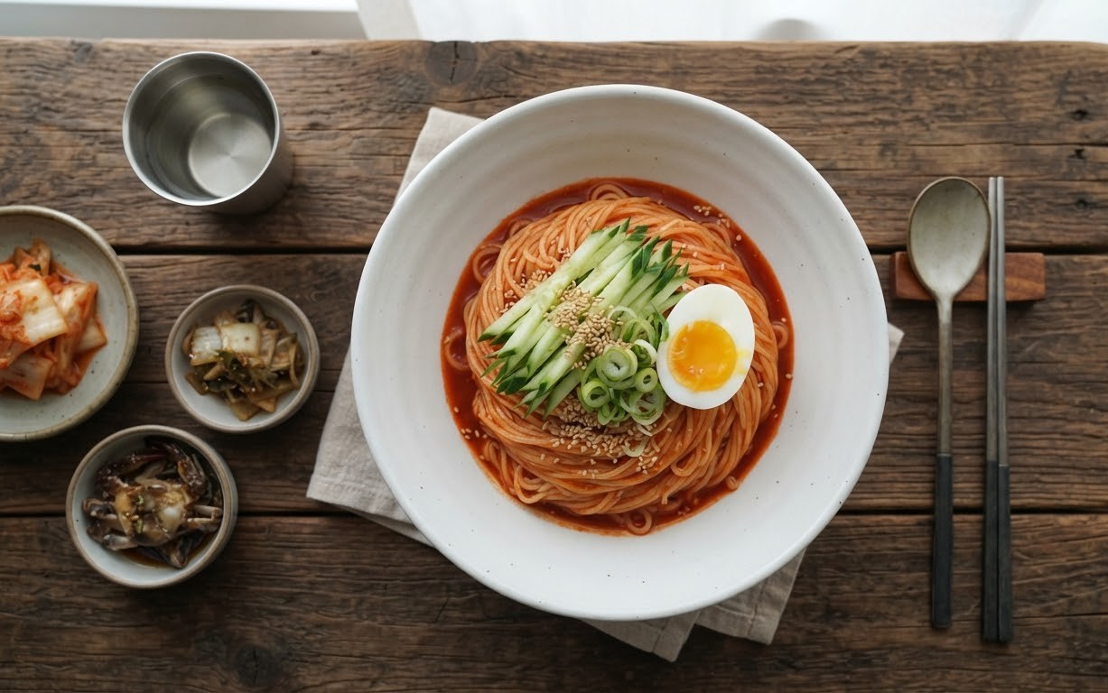 비빔국수콩가루양념장