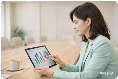 특정 산업으로 자금이 몰리는 흐름을 분석하는 장면