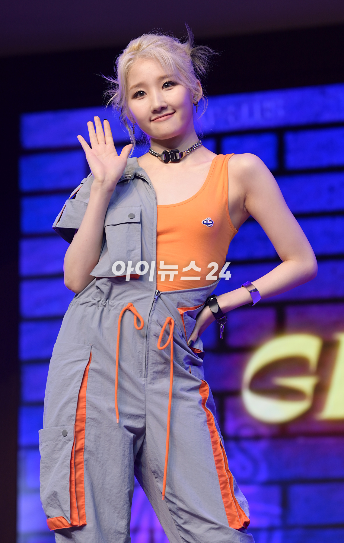 그룹 라필루스 샤나가 21일 오후 서울 강서구 스카이아트홀에서 진행된 라필루스(Lapillus) 두 번째 미니앨범 '걸스 라운드 파트 2'(GIRL's ROUND Part. 2) 발매 기념 쇼케이스에 참석하고 있다. [사진=정소희 기자]