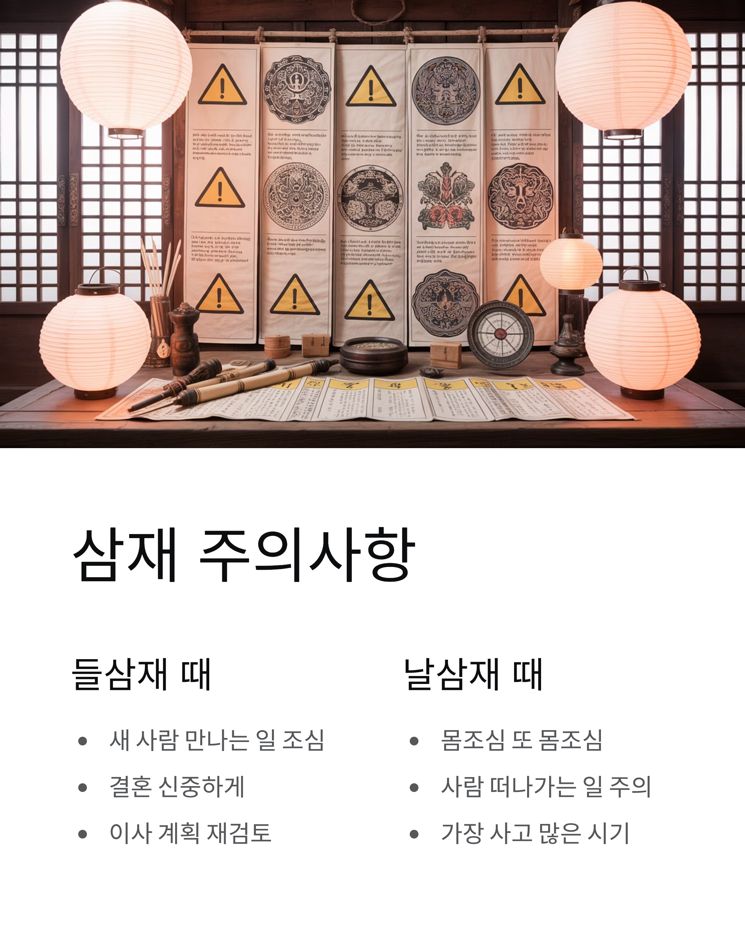 삼재 뜻 완벽 정리!2026년 삼재 띠와 주기·계산법까지 알려드림 🔥