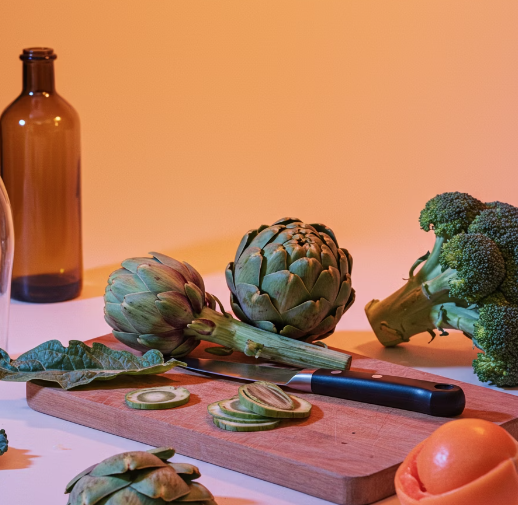 식이섬유 많은 채소 : 아티초코&amp;#44; 브로콜리