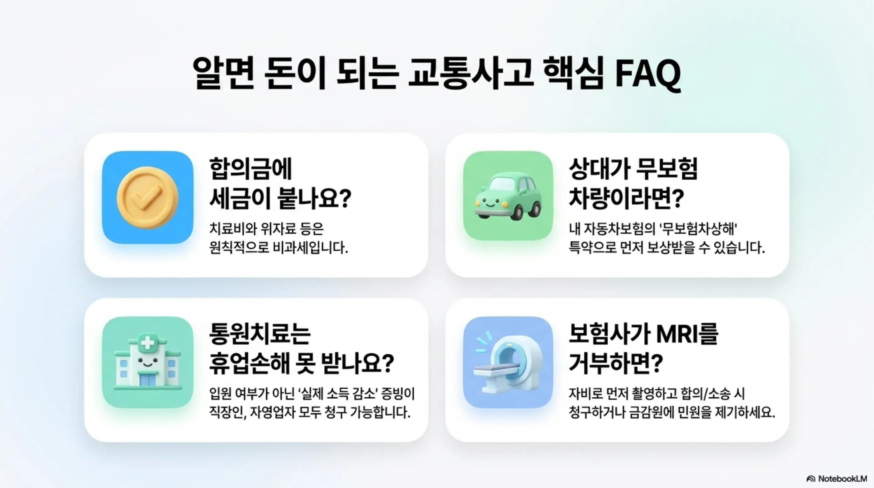 교통사고 합의금 적정금액: 