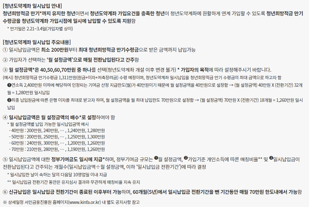 청년도약계좌 가입조건