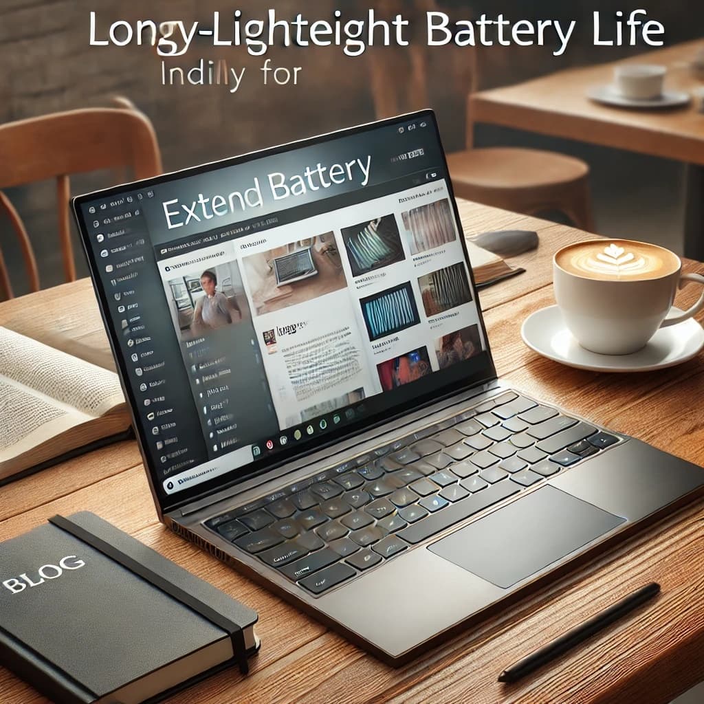 긴 배터리 수명을 자랑하는 노트북 &ndash; 출장 &amp; 카페 작업용