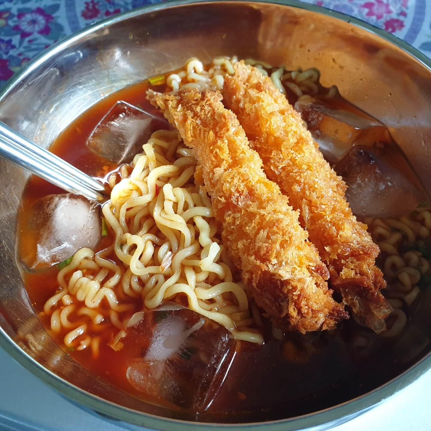 새우튀김냉라면