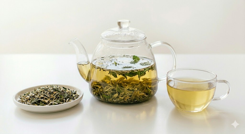 퍼민트의 상쾌함이 마테 특유의 쌉쌀한 맛을 중화하고 입안을 개운하게 하며 과도한 식욕을 억제하고 식후 소화를 촉진하여 다이어트를 돕는 상쾌한 마테 페퍼민트 블랜딩