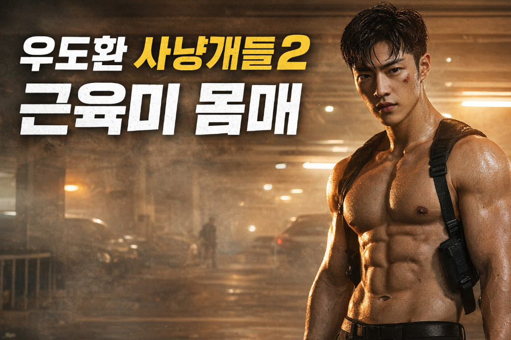 우도환 사냥개들2, 이 근육미 몸매가 진짜였다