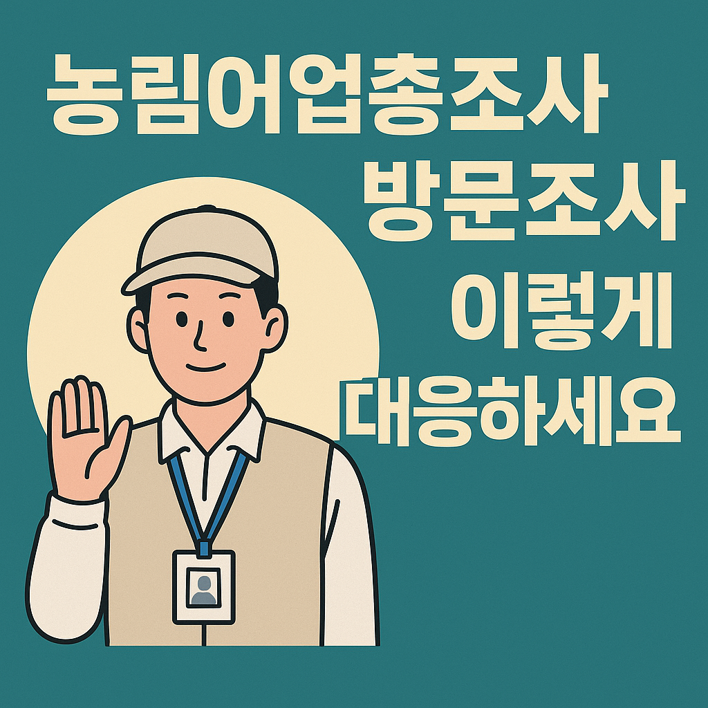 농림어업총조사 방문조사 관련사진