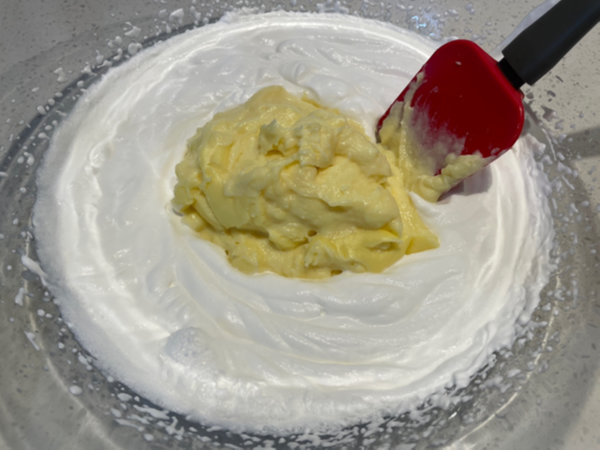 바나나푸딩 만들기 - 모든 재료 섞기 시작