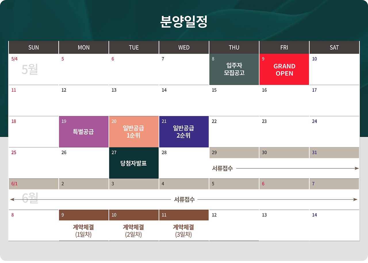 청약 일정