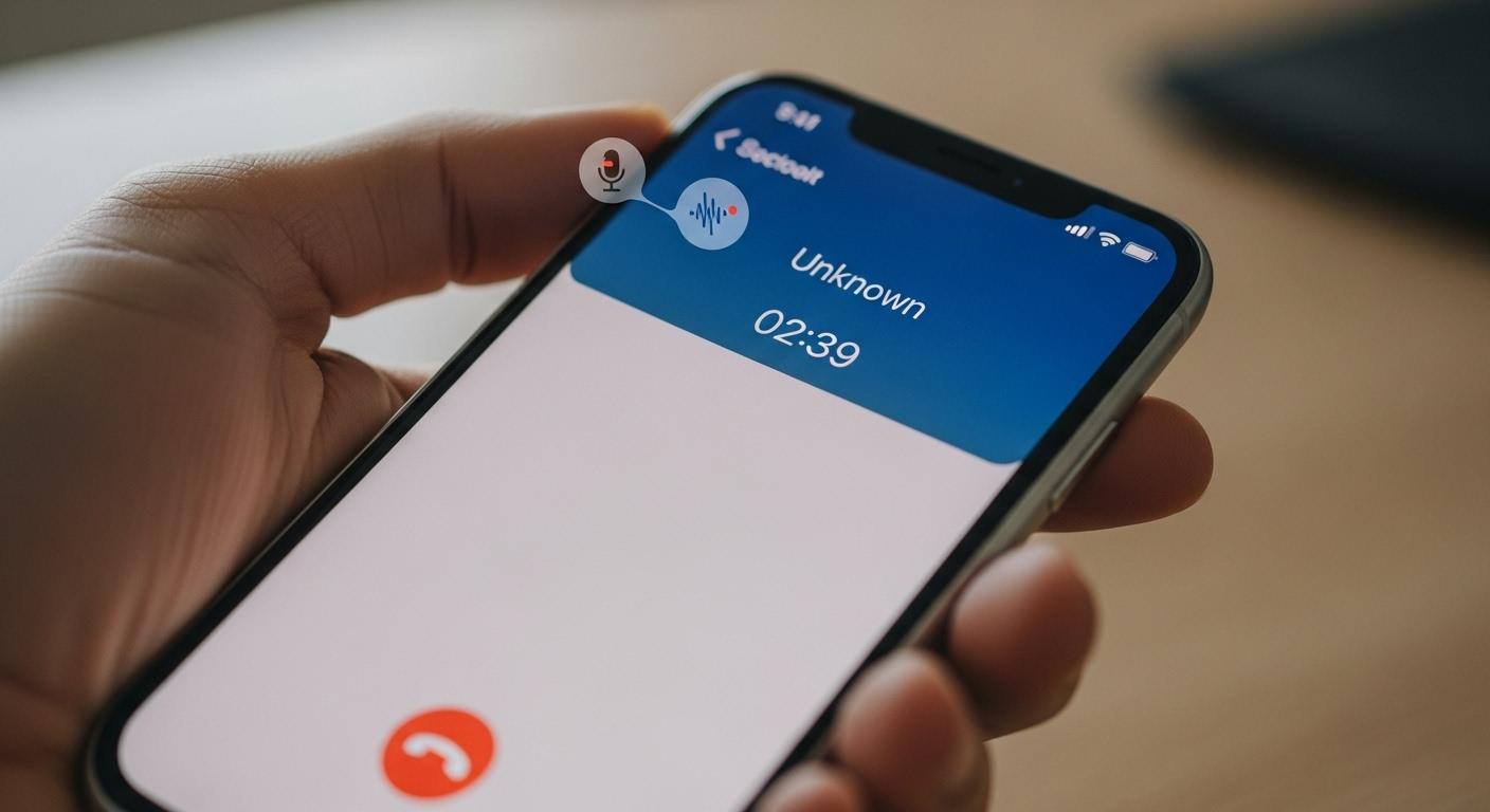 아이폰 통화녹음 알림 소리