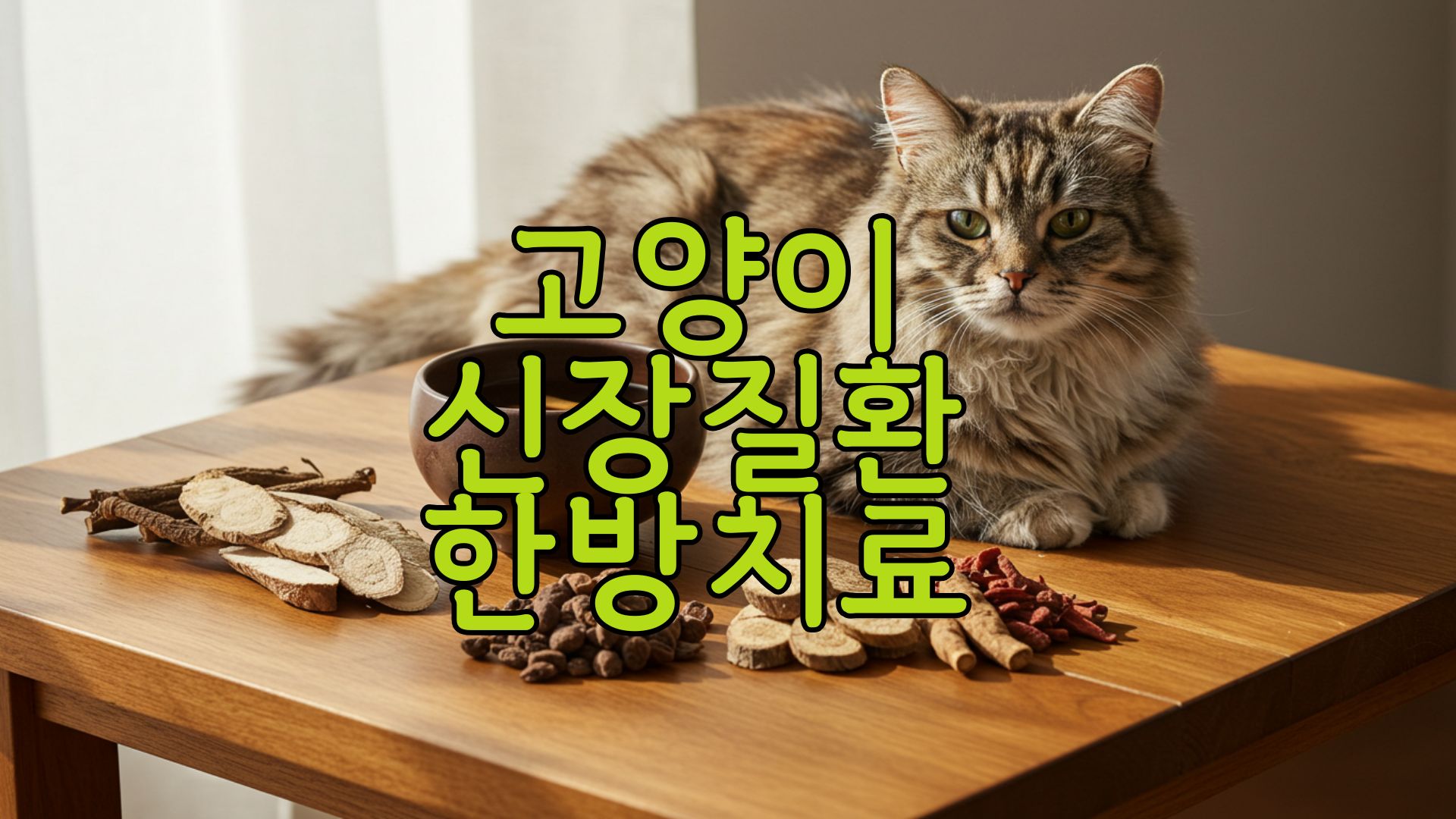 고양이 신장질환 예방에 좋은 생지황과 숙지황 효능과 섭취법