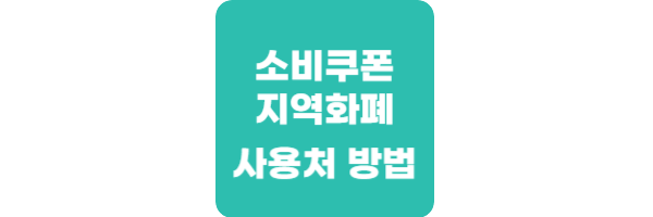소비쿠폰-지역화폐-사용처