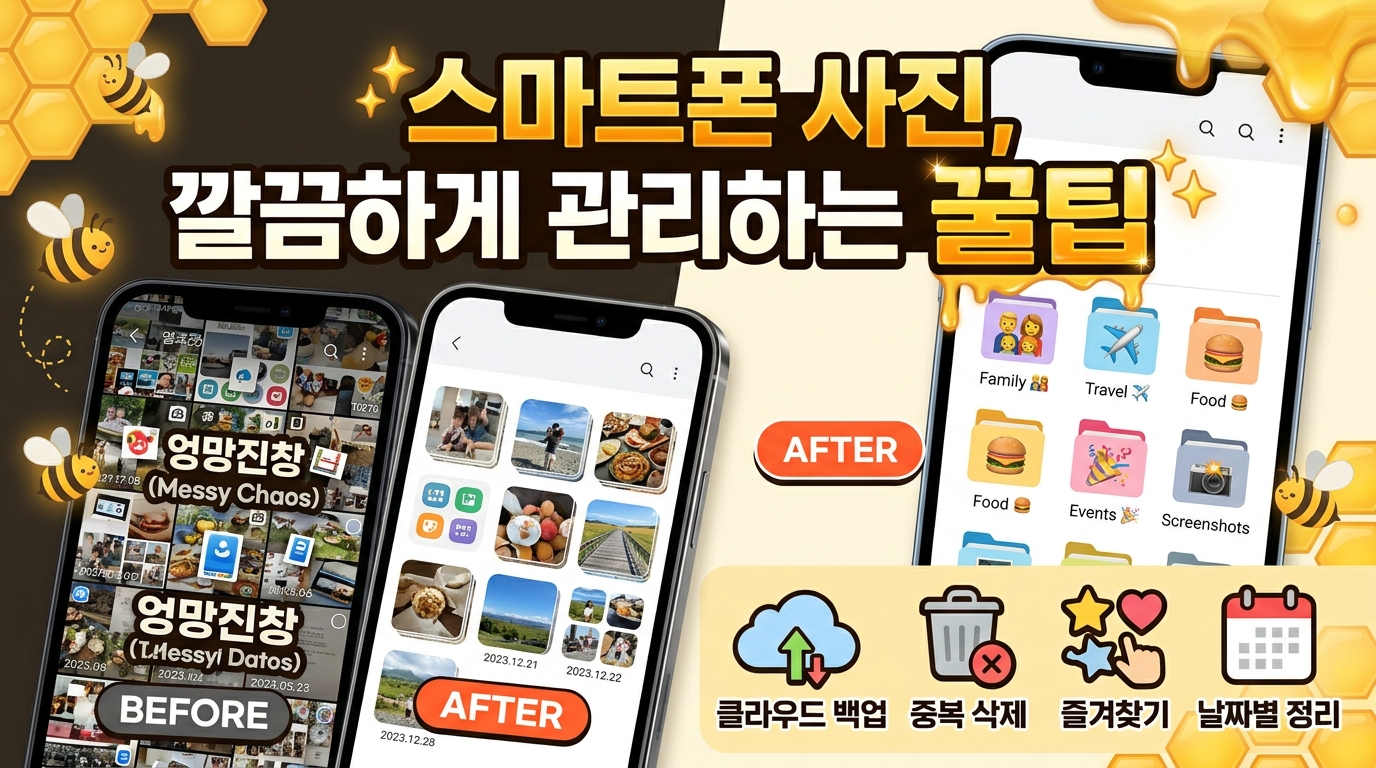 스마트폰 사진 관리