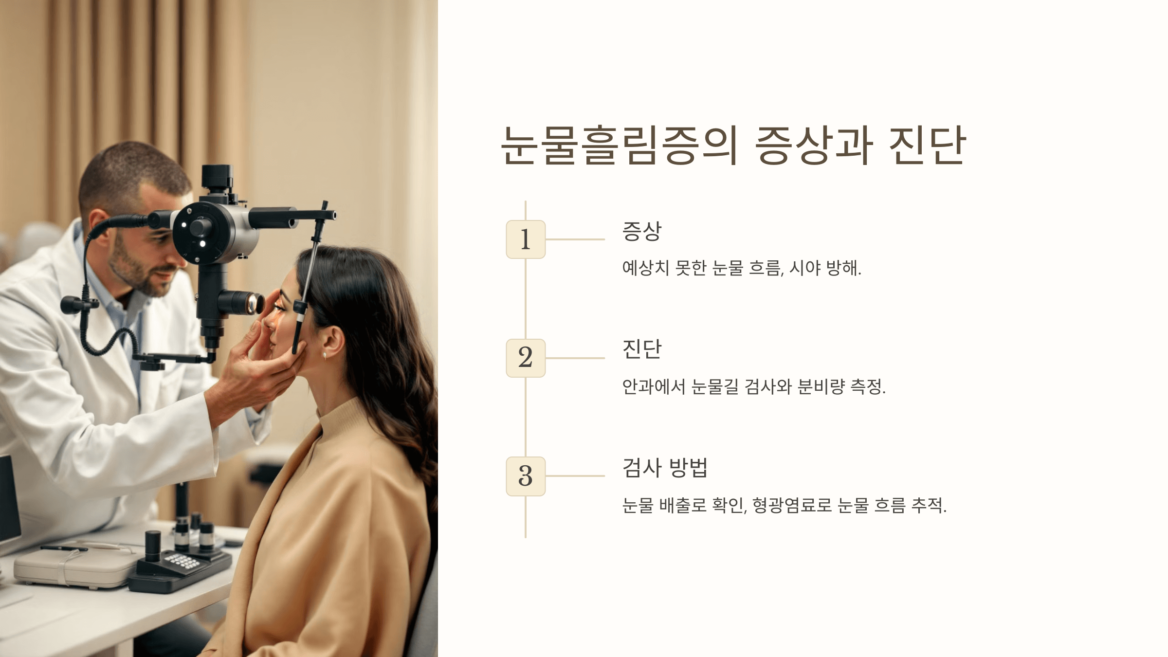 눈물흘림증과 관련된 사진입니다.