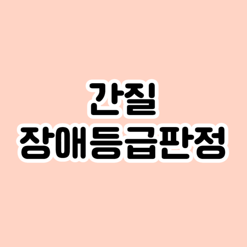 간질 장애등급판정