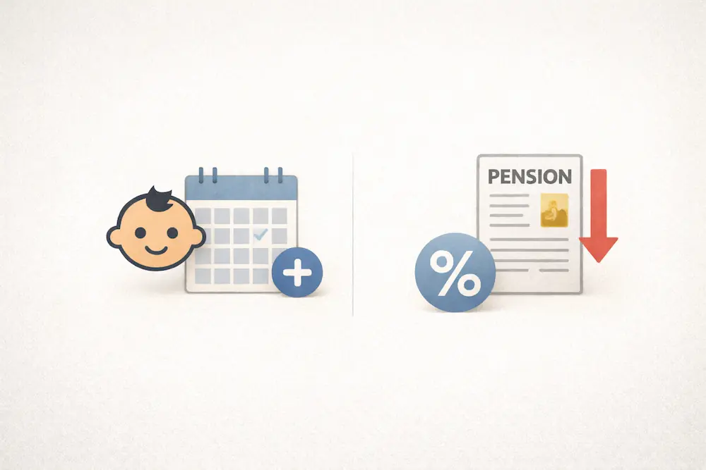 출산·군복무 크레딧 확대와 사적연금 원천징수세율 인하 요약 이미지