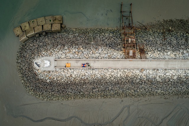 방파제 테트라포드