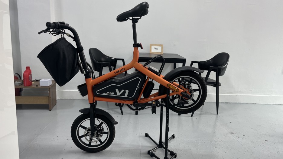 전기자전거 수리: 샤오미 HIMO V1 PLUS 히모 플러스-타이어 펑크 교체 AS, 수원 화성 동탄 광교 용인 안양 오산 안산 분당 군포