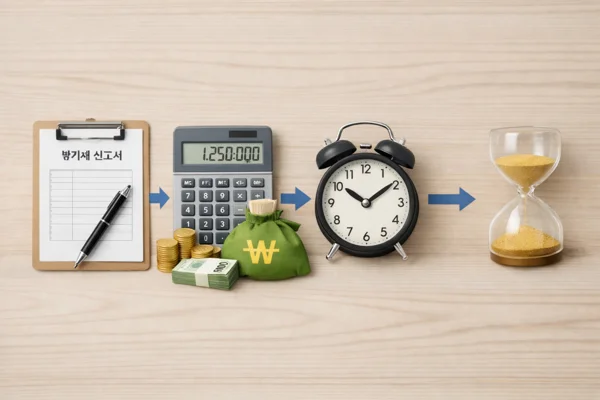 부가세 환급 일정 표시