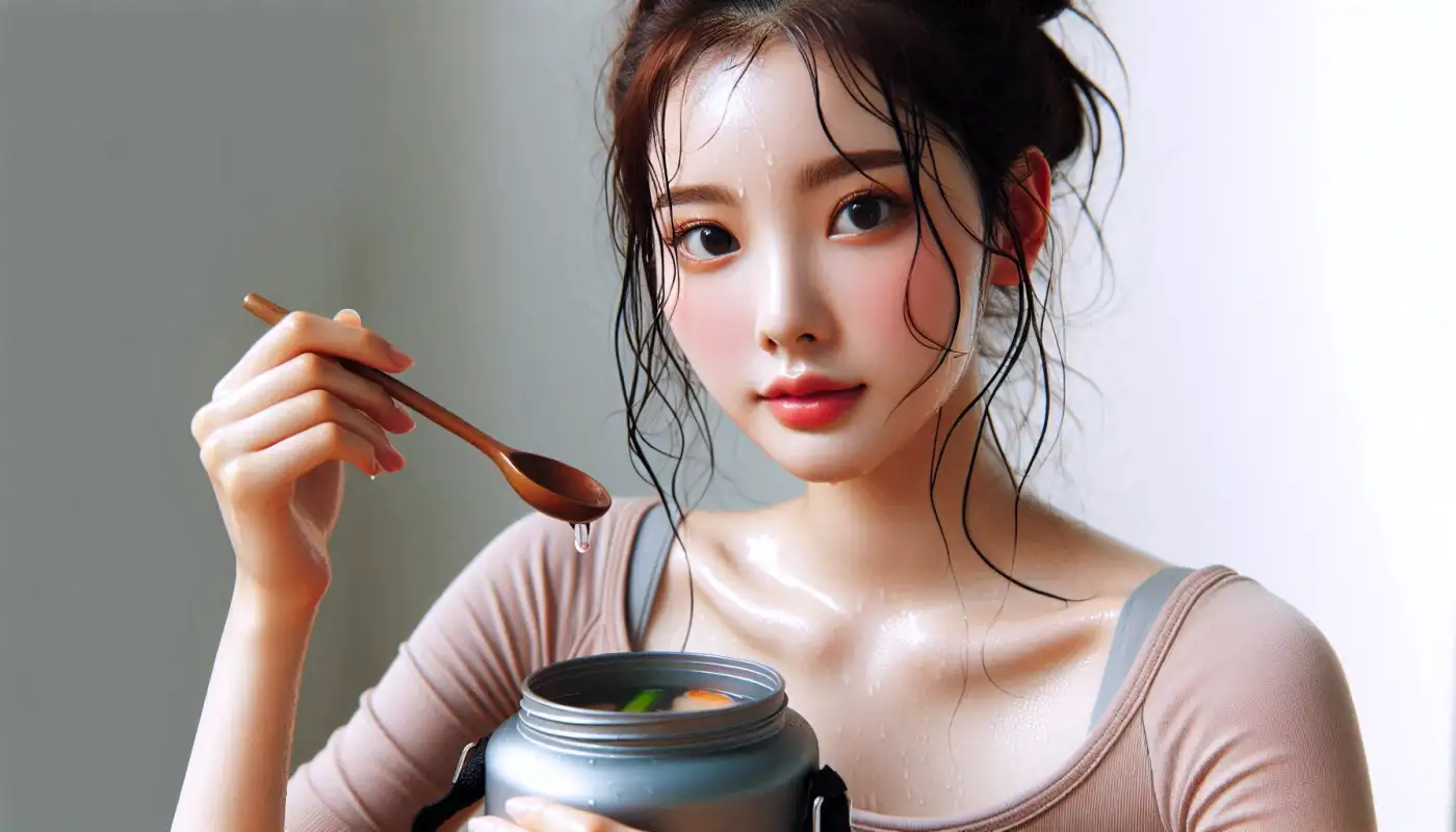 초복-중복-말복-날짜를-알아보고-보양식을-먹는-여성의-모습