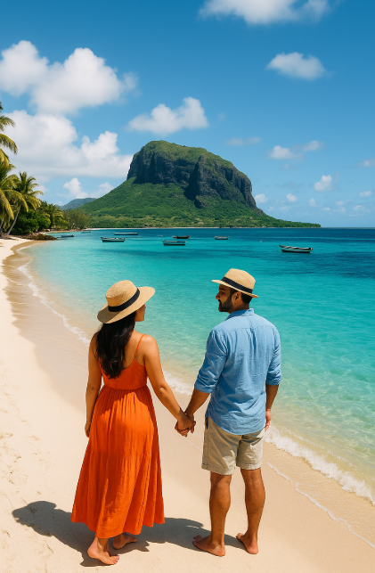 모리셔스 커플여행사진