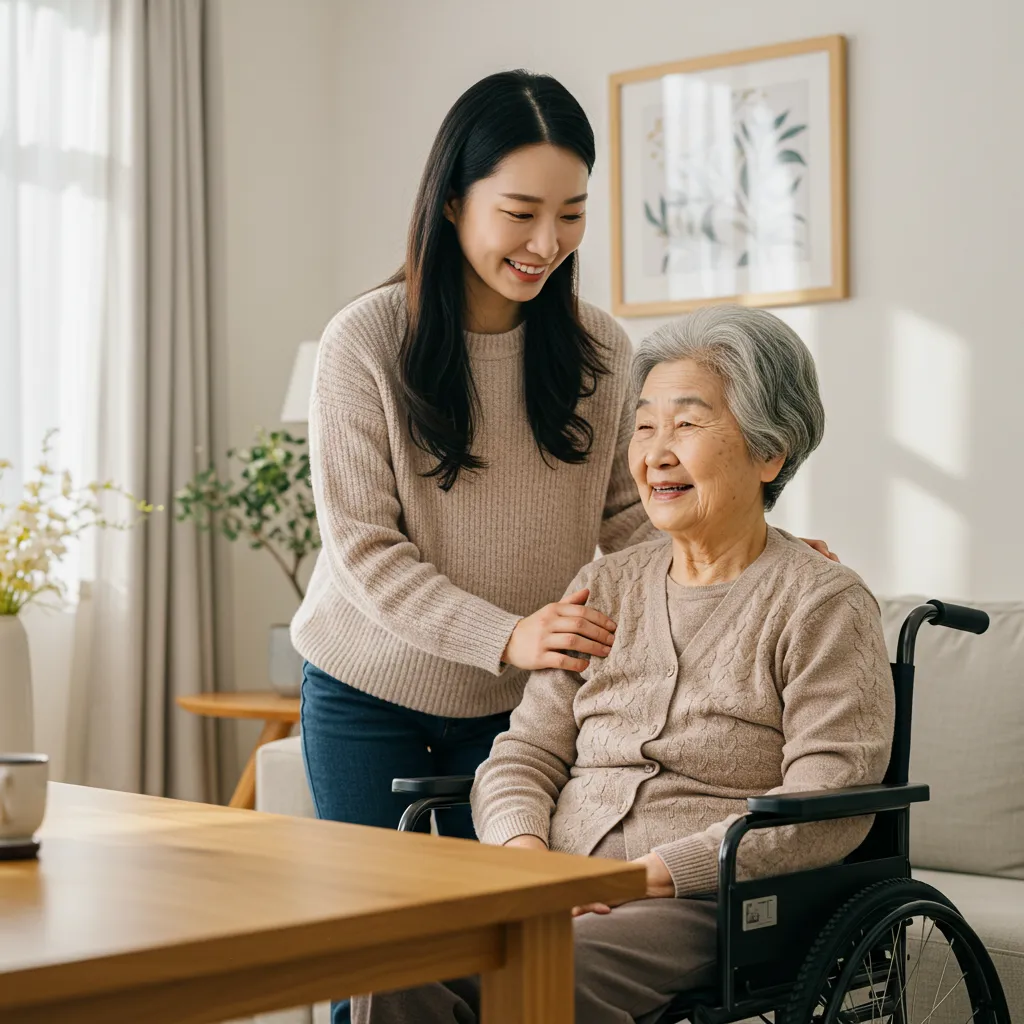 할머님_간병_여성
