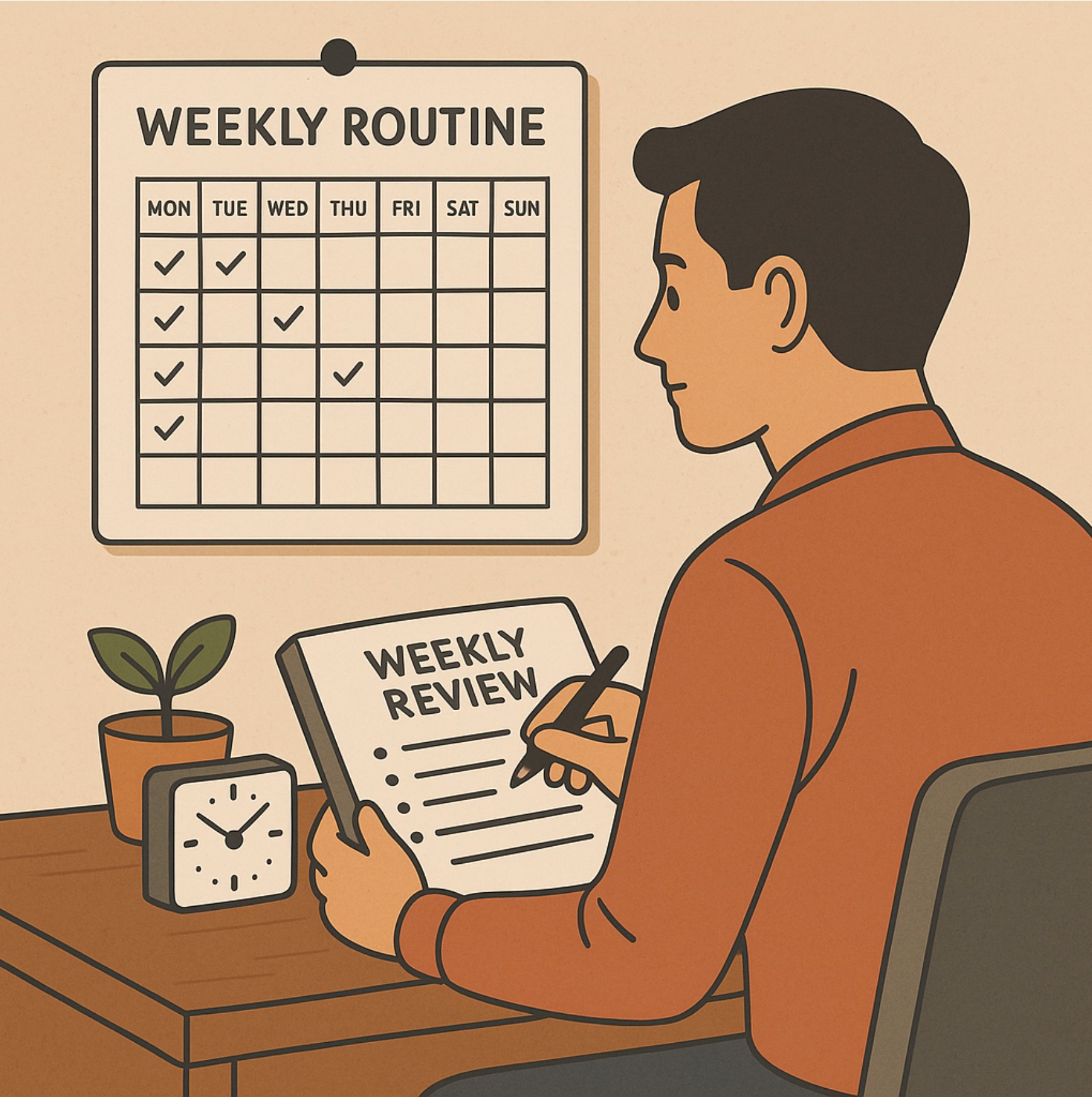 회고가 있는 사람은 왜 흔들리지 않을까? &mdash; 루틴의 무너짐을 예방하는 주간 점검법
