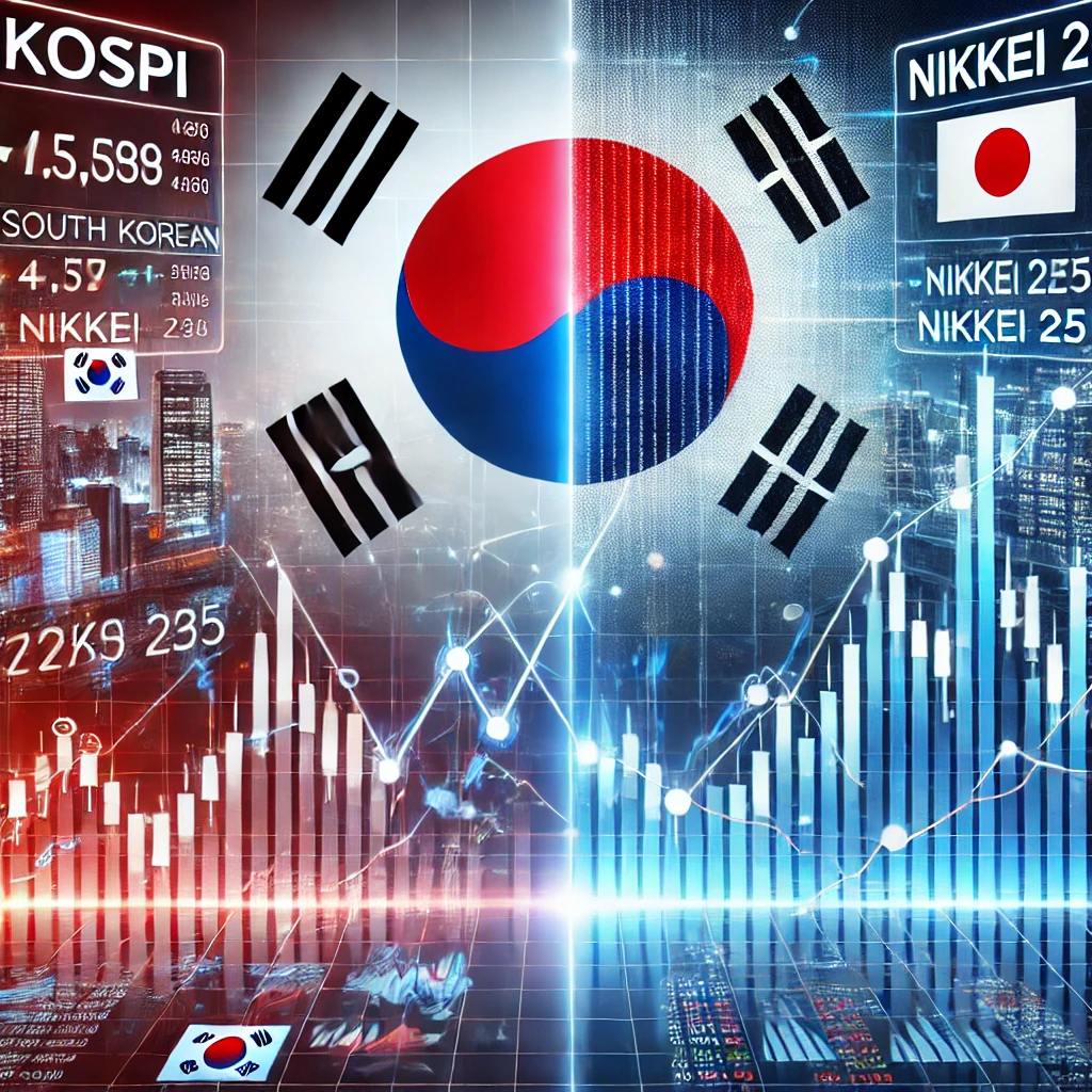 코스피와 니케이 사진