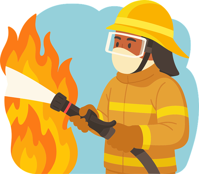 소방대원 일러스트