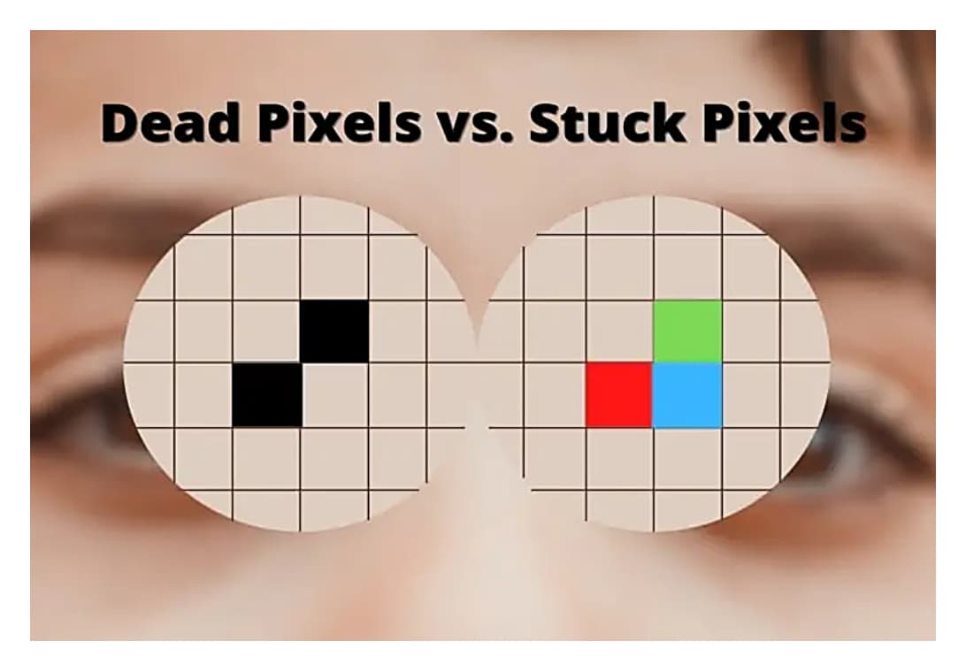 모니터 브랜드 별 무결점 불량화소 워런티 정책 비교 이미지