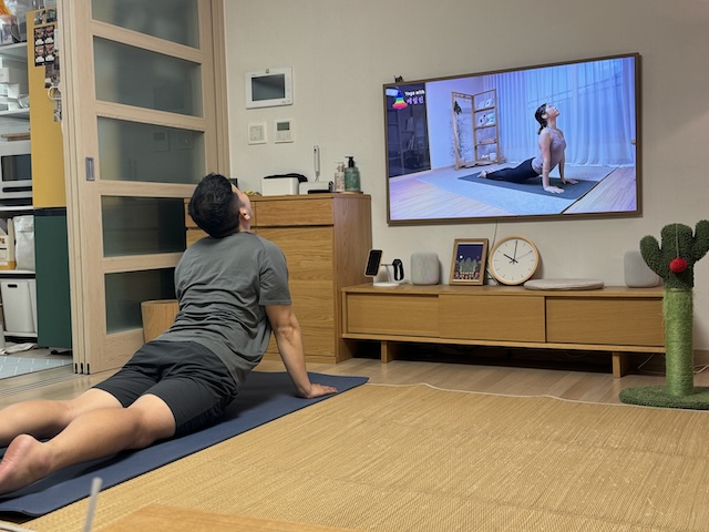 요가 할 때 자주 입음