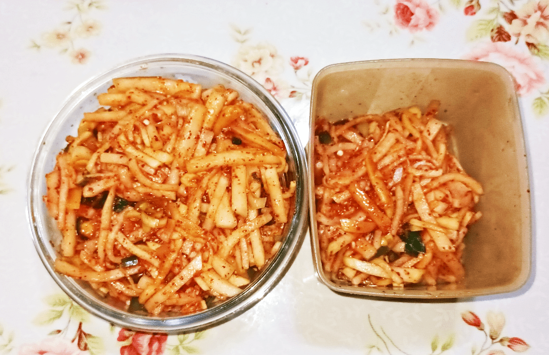 무생채 맛있게 하는법 밥도둑 황금레시피