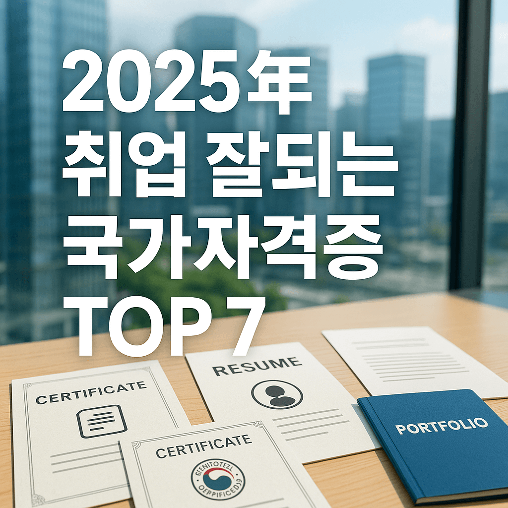취업잘되는 자격증7