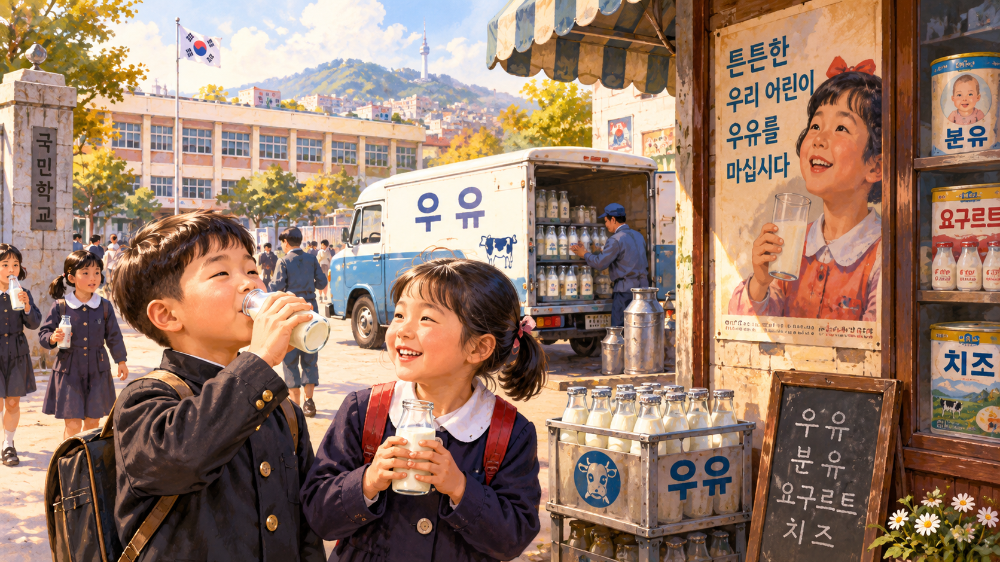 우유가 고급 영양식으로 여겨지던 시절