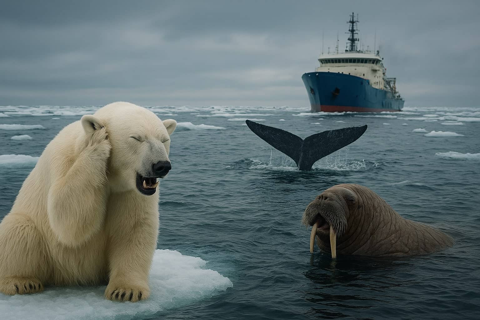 해양 소음공해가 극지 해양 생물의 통신 패턴에 미치는 영향