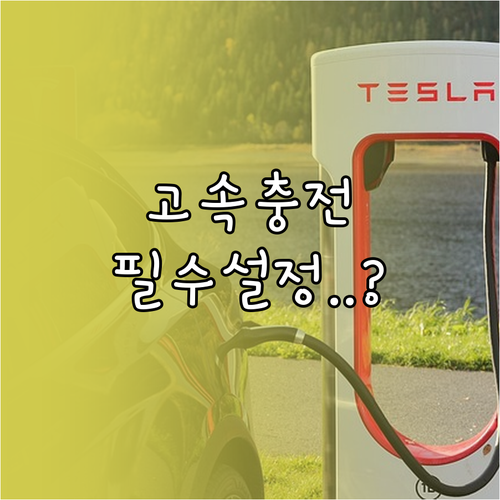 휴대폰 고속 충전 기능 활성화 방법과..