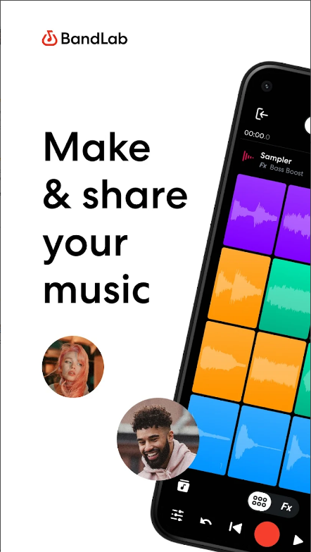BandLab, 음악 제작 스튜디오, 모바일 무료 노래, 비트 제작 앱