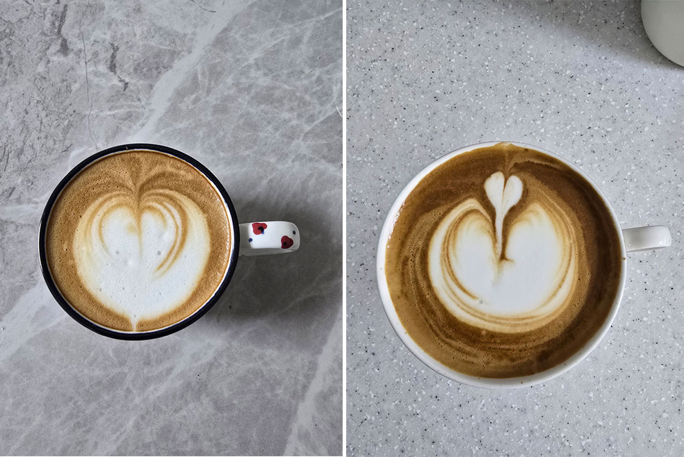 면하트와 2단 하트