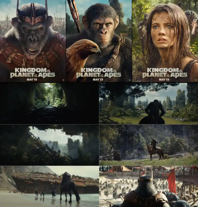 혹성탈출: 새로운 시대 주인공 포스터와 주요장면들