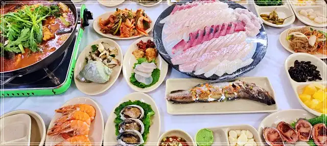 보령 대천 해수욕장 맛집 광어회, 우럭회, 참돔회
