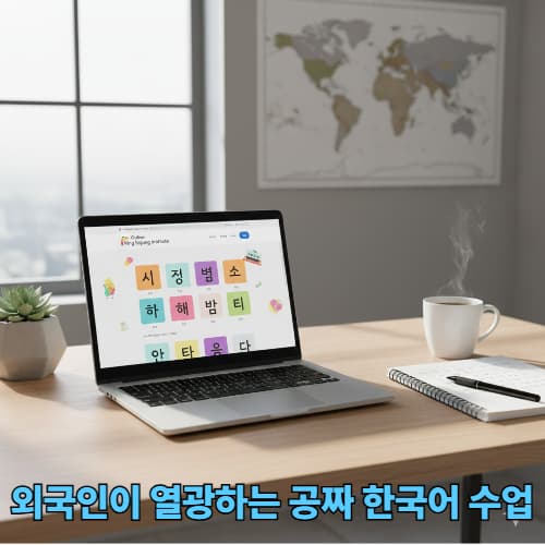 외국인 친구에게 추천하는 최고의 무료 한국어 독학 코스 세종학당