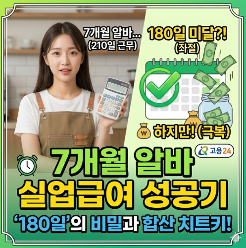 7개월 알바 실업급여 성공기 썸네일