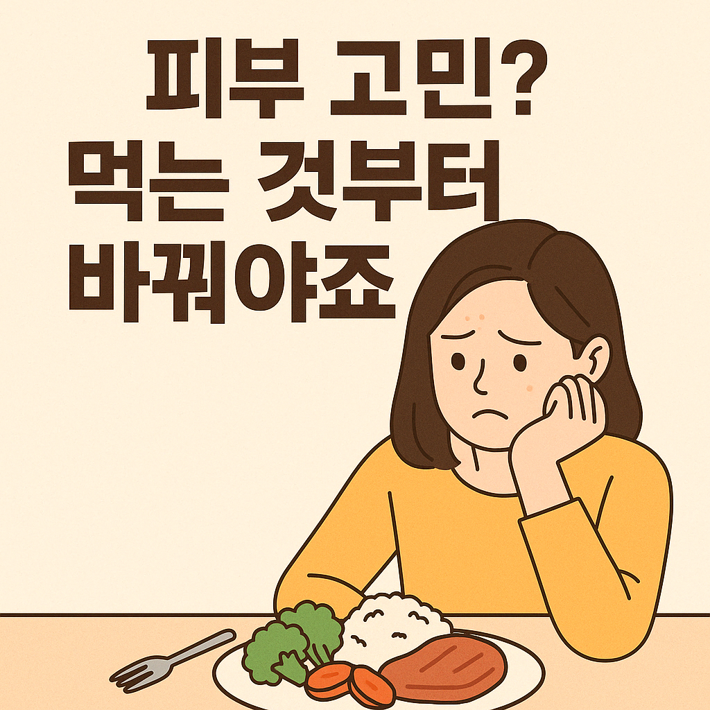10대 피부 트러블은 단순한 유전 문제가 아닙니다. 식습관이 피부 상태에 미치는 영향을 구체적으로 알려드립니다.