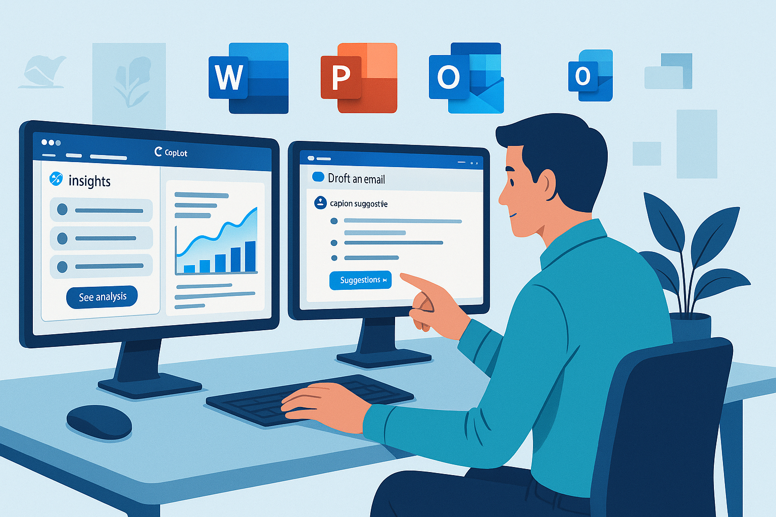 마이크로소프트 365와 연계되어 있는 Copilot