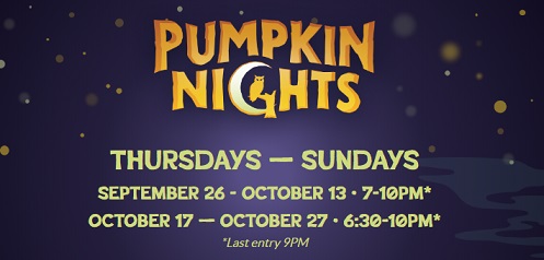 브롱스 동물원 펌프킨 나이트 일정