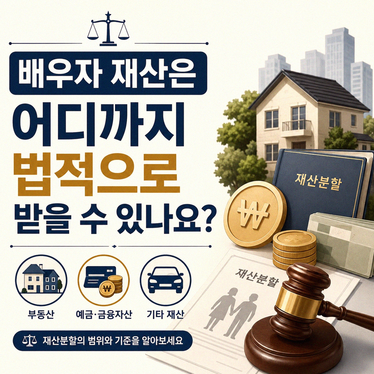 배우자 재산 어디까지 받아낼 수 있을까