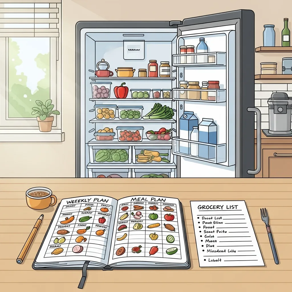 주간 식단 계획 작성